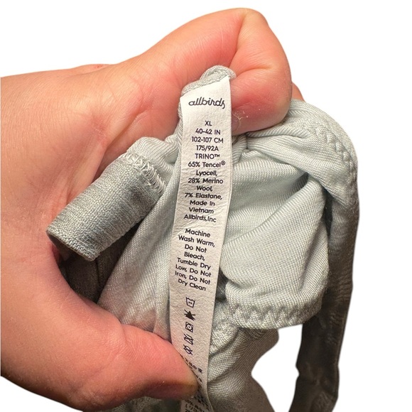 New In Box Allbirds Trino Bralette in Peppercorn size S | XL - Picture 7 of 8